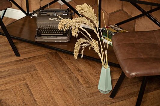 Виниловый ламинат Vinilam - Parquet Herringbone  Де Вилль