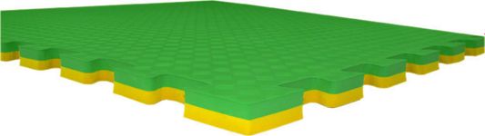 Спортивное мягкое покрытие EcoCover 20 Y/G | Цвет: Желто-зеленый