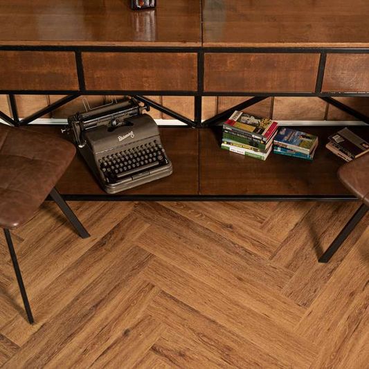 Виниловый ламинат Vinilam - Parquet Herringbone  Де Вилль