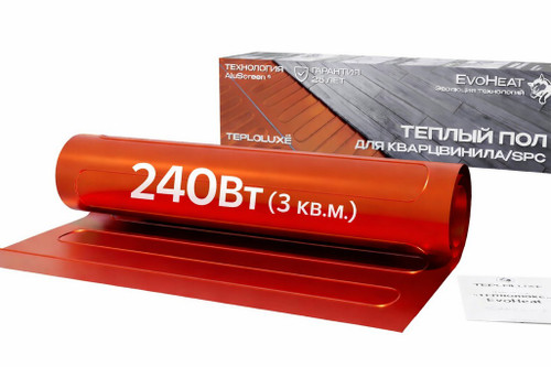 Теплый пол нагревательный мат Теплолюкс EvoHeat 240Вт (3 кв.м.)