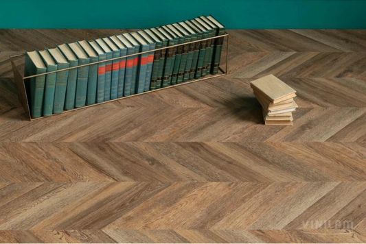 Виниловый ламинат Vinilam - Parquet Chevron Шеврон Нормандия (RI153610CL4-2.5)