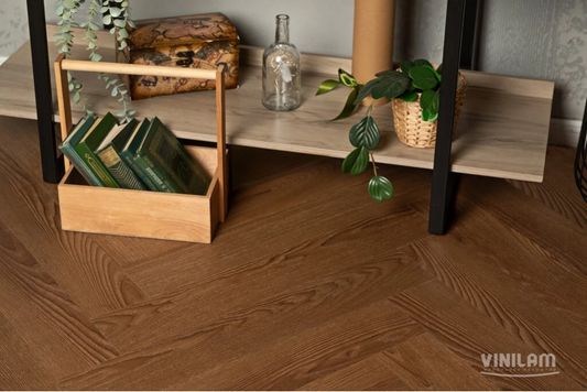 Виниловый ламинат Vinilam - Parquet Herringbone Glue Паркет Винсент (GD11200)