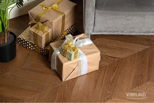 Виниловый ламинат Vinilam - Parquet Chevron Шеврон Плезир (I1651102-2.5)
