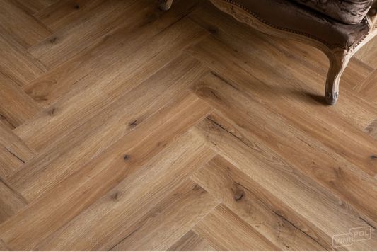 Виниловая плитка VinilPol - Herringbone Glue (LVT) Паркет Франческо (9933)