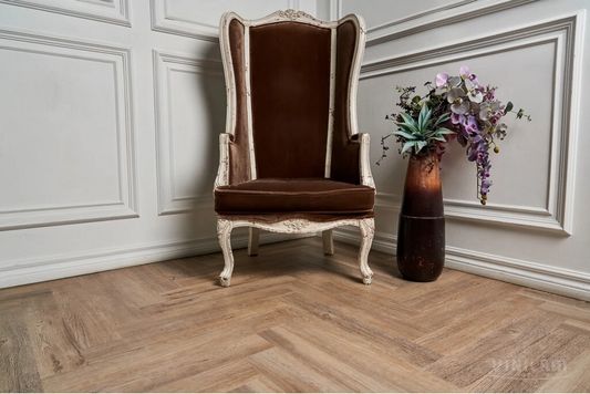 Виниловый ламинат Vinilam - Parquet Herringbone Glue Паркет Северный (GD11133)