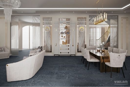 WPC ламинат Vinilam - Ceramo Stone Ионический Мрамор (91909-8)