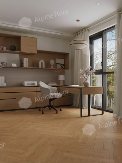 Каменно-полимерный ламинат (SPC) Alpine Floor - Титан Паркет Аполлон (ECO 29-2)