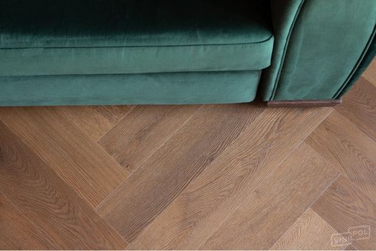 Виниловая плитка VinilPol - Herringbone Glue (LVT) Паркет Пикассо (9911)