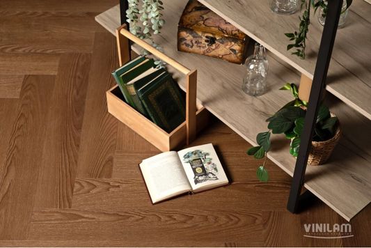 Виниловый ламинат Vinilam - Parquet Herringbone Glue Паркет Винсент (GD11200)