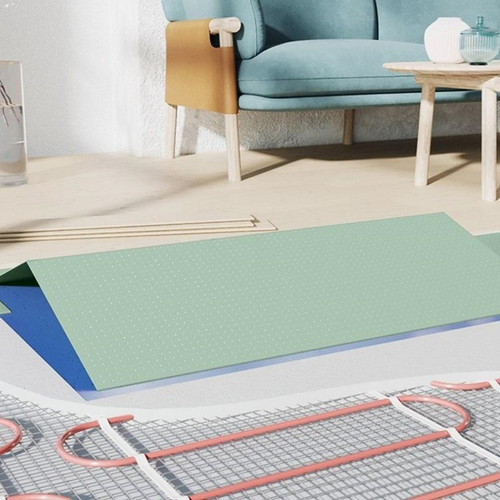 Подложка-гармошка Solid перфорированная для тёплых водяных полов под SPC, WPC, LVT