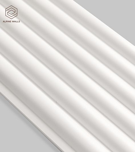 Стеновая декоративная панель Alpine Walls - LineArt ECO9741W