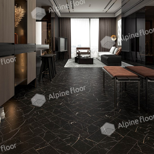 Каменно-полимерный ламинат (SPC) Alpine Floor - Адамант Паркет Неро (ECO 31-11)