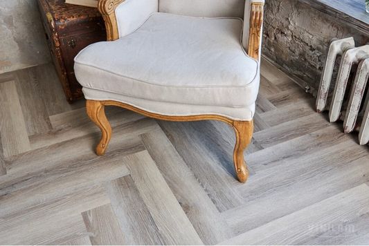 Виниловый ламинат Vinilam - Parquet Herringbone Glue Паркет Эрмитаж (GD11122)