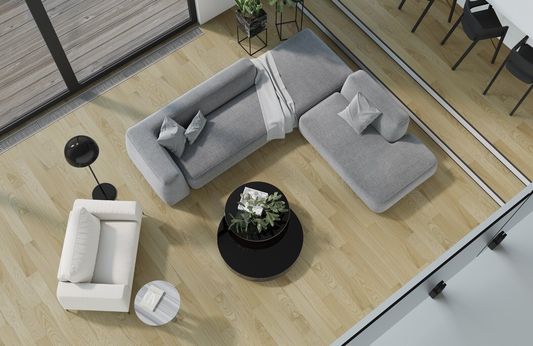Кварцевый паркет Quartz Parquet Классик - Дуб Тоскана (407 5/0,6 мм)