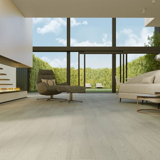 Кварцевый паркет Quartz Parquet Классик - Дуб Песочный (408 7/1,2 мм)