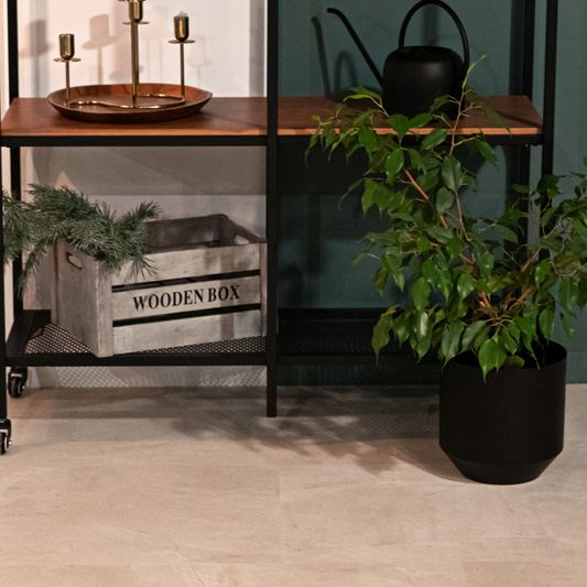 WPC ламинат Vinilam - Ceramo Stone Бетон Белый (71615-8)