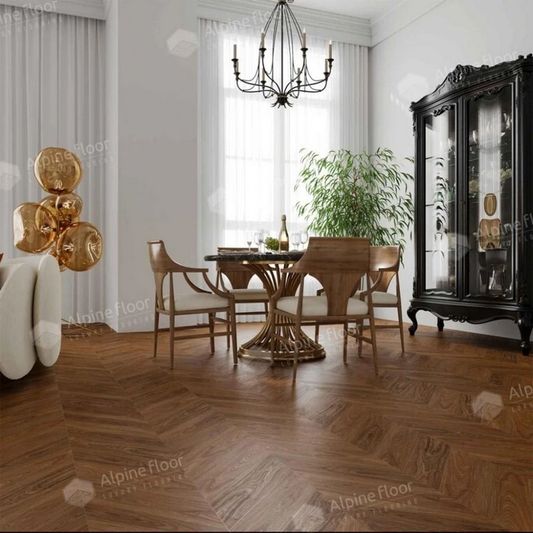 SPC ламинат Alpine Floor - Chevron Орех Нойер (ECO 18-22)