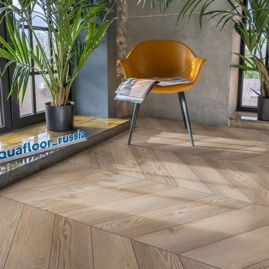 Виниловая плитка AquaFloor - Parquet Chevron Glue (AF2555PGCh)