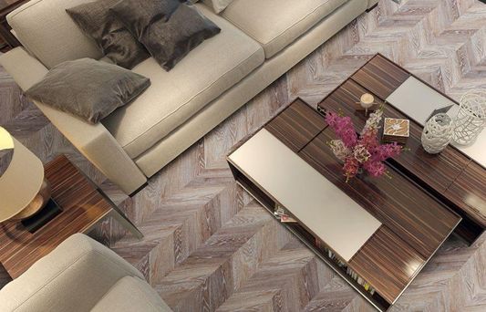 Пробковый пол Corkstyle - Chevron Brown механический замок