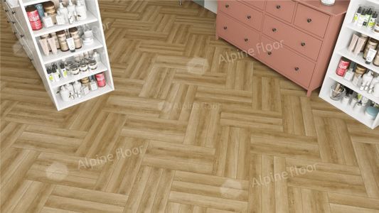 Ламинат Alpine Floor - Herringbone 8 Дуб Эльзас (LF102-2)