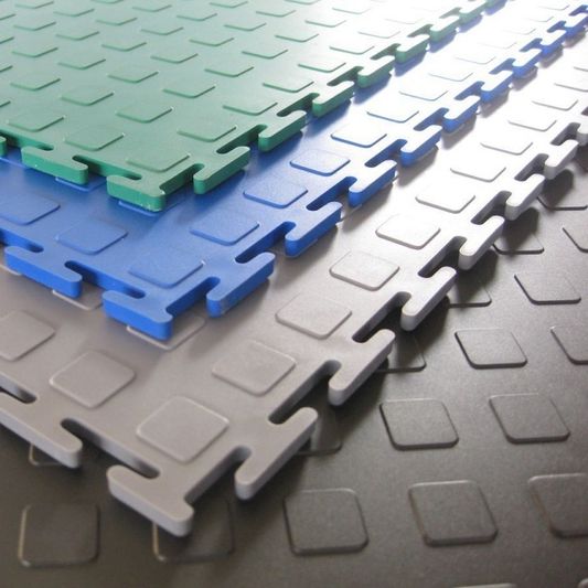 Модульное покрытие M-Tile - Jeton Синий | 500x500x7 мм