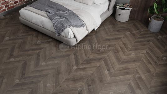 Кварц виниловая плитка Alpine Floor - Chevron LVT Дуб Антарес (ECO 20-9)