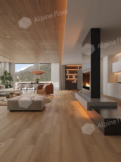 Каменно-полимерный ламинат (SPC) Alpine Floor - Титан 8 (Titan 8) Тритон (ECO 27-8)