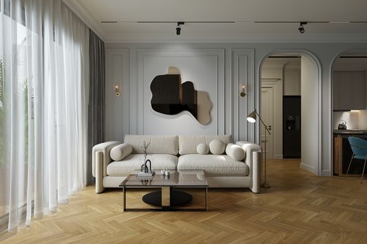 Штучный кварцевый паркет Quartz Parquet - Вяз Кенигсберг (44-400-62)