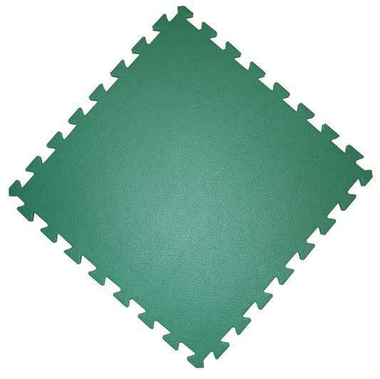 Мягкий пол-пазл STC-5013Gn повышенной жёсткости | Цвет: Зелёный