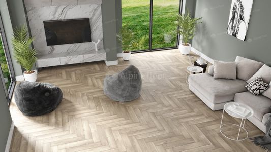 SPC ламинат Alpine Floor - Parquet Premium Дуб Натуральный Отбеленный (ECO 19-5)