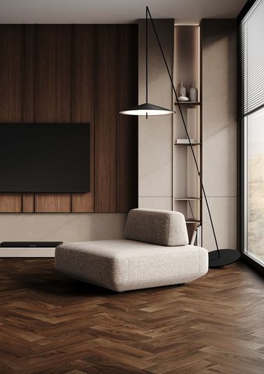 Штучный кварцевый паркет Quartz Parquet - Орех Американский (44-400-29)