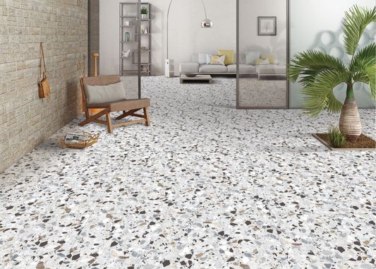 Керамогранит Terrazzo White 60 x 120 Матовый