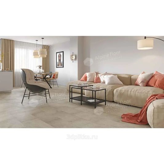 Кварц-виниловая плитка Alpine Floor - Light Stone Зион (ECO 15-14)