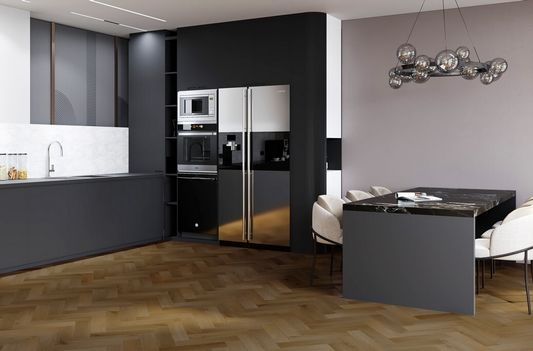 SPC Ламинат Refloor Fargo - Herringbone Дуб Окленд (44-653-76)