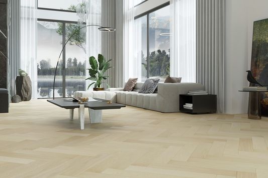 Кварцевый паркет Quartz Parquet Английская Ёлка - Дуб Испанский (33-404 5/0,6 мм)