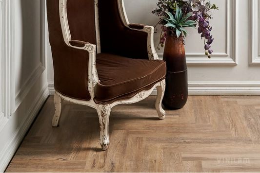 Виниловый ламинат Vinilam - Parquet Herringbone Glue Паркет Северный (GD11133)