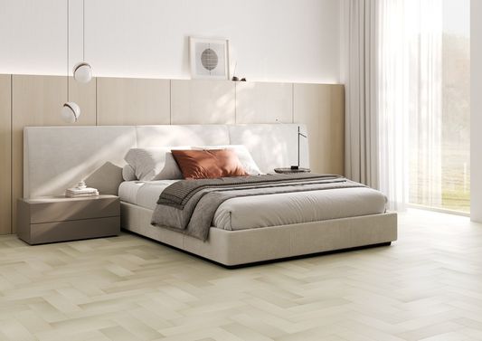 Штучный кварцевый паркет Quartz Parquet - Клён Американский Белый (44-400-56)