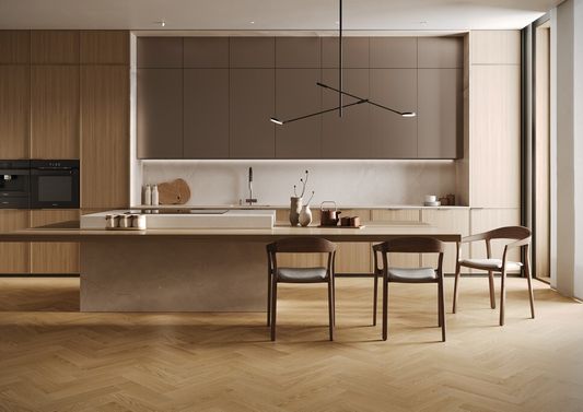 Штучный кварцевый паркет Quartz Parquet - Дуб Тоскана (44-407)