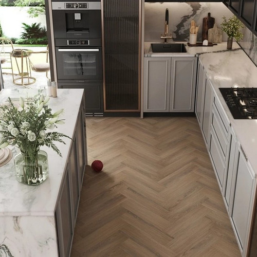 SWF каменный ламинат My Step Стоун Елка (Stone Herringbone) - (MS8418)