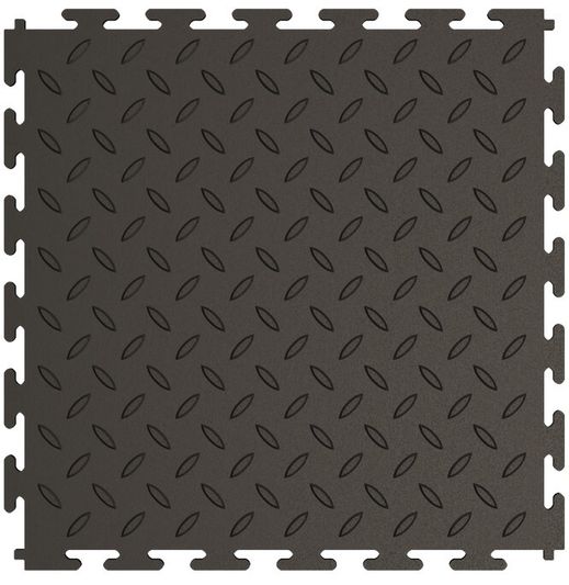 Модульное покрытие Akro-P - Akro-Metal чёрный 500-500-5.8