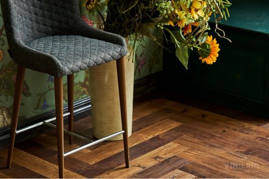 Виниловый ламинат Vinilam - Parquet Herringbone Glue Паркет Парижский (GD11155)