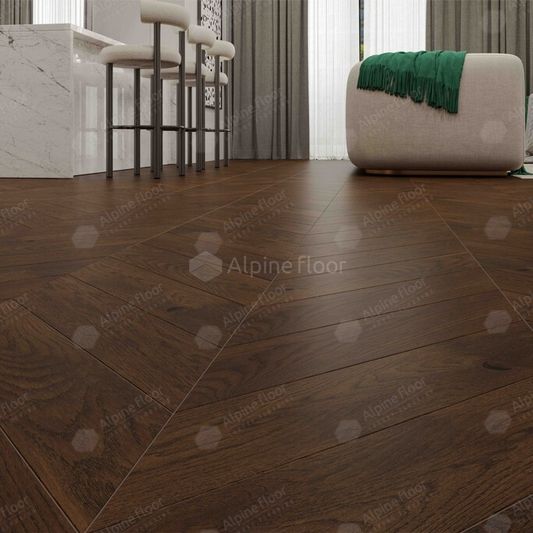 Инженерная доска Alpine Floor Chateau - Дуб Тобакко (EW203-08)