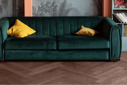 Виниловая плитка VinilPol - Herringbone Glue (LVT) Паркет Пикассо (9911)