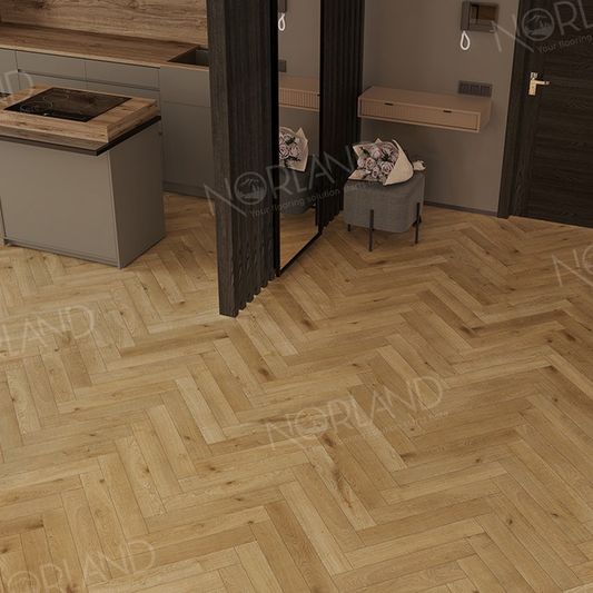 Ламинат Norland Елка Элегантная (Herringbone Elegant) - Дуб Хайнан (LF303-09)