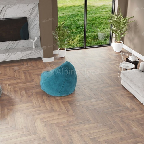 Кварц виниловая плитка Alpine Floor - Parquet LVT Дуб Royal (ECO 16-2)