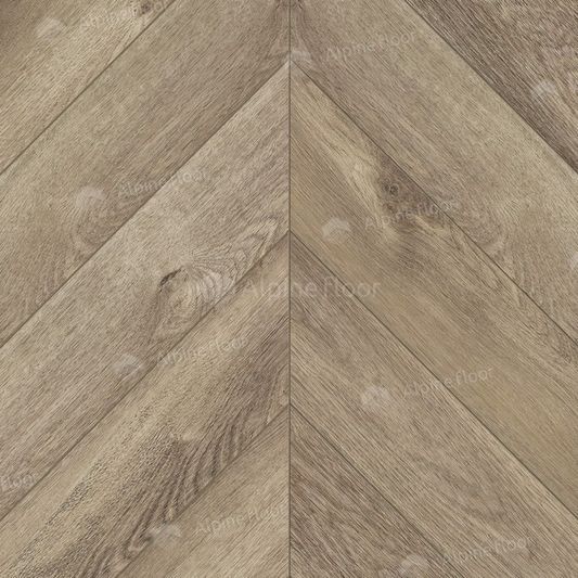 Кварц виниловая плитка Alpine Floor - Chevron LVT Дуб Натуральный Отбеленный (ECO 20-3)