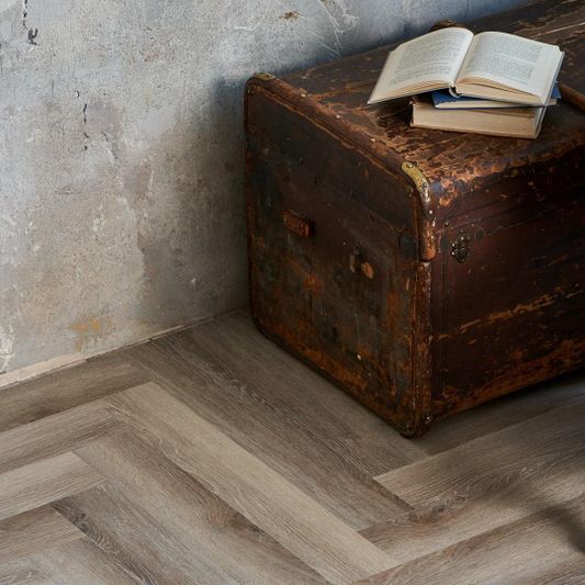 Виниловый ламинат Vinilam - Parquet Herringbone Эрмитаж