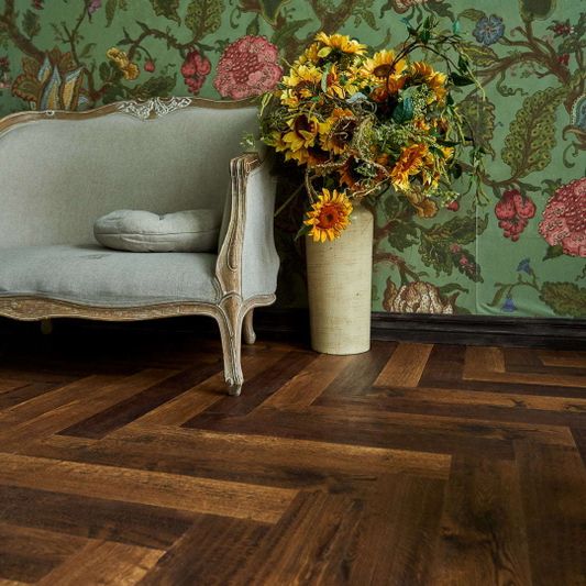 Виниловый ламинат Vinilam - Parquet Herringbone Парижский