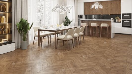 Кварц виниловая плитка Alpine Floor - Chevron LVT Гевуина (ECO 20-10)