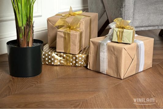 Виниловый ламинат Vinilam - Parquet Chevron Шеврон Плезир (I1651102-2.5)